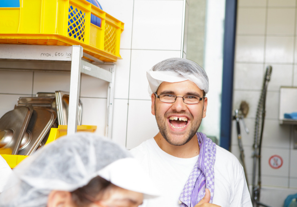 Mit Spaß bei der Arbeit