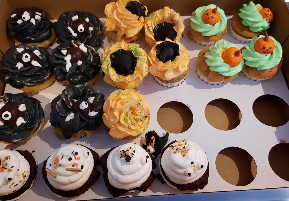 Halloween und Muffins im Wohnhaus