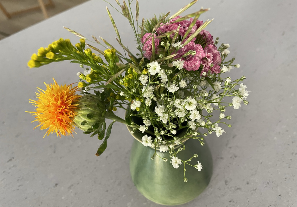 Blumenvase aus der Keramikwerkstatt